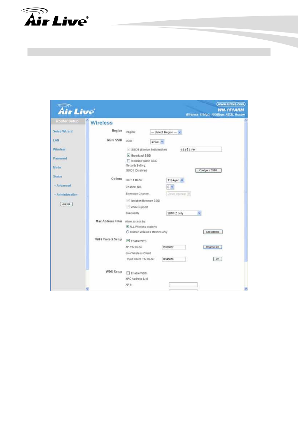 3 wireless screen | AirLive WN-151ARM User Manual | Page 29 / 119