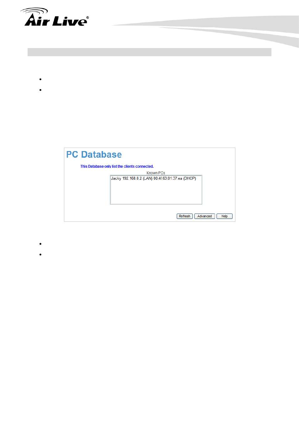 1 pc database | AirLive WN-151ARM User Manual | Page 71 / 119