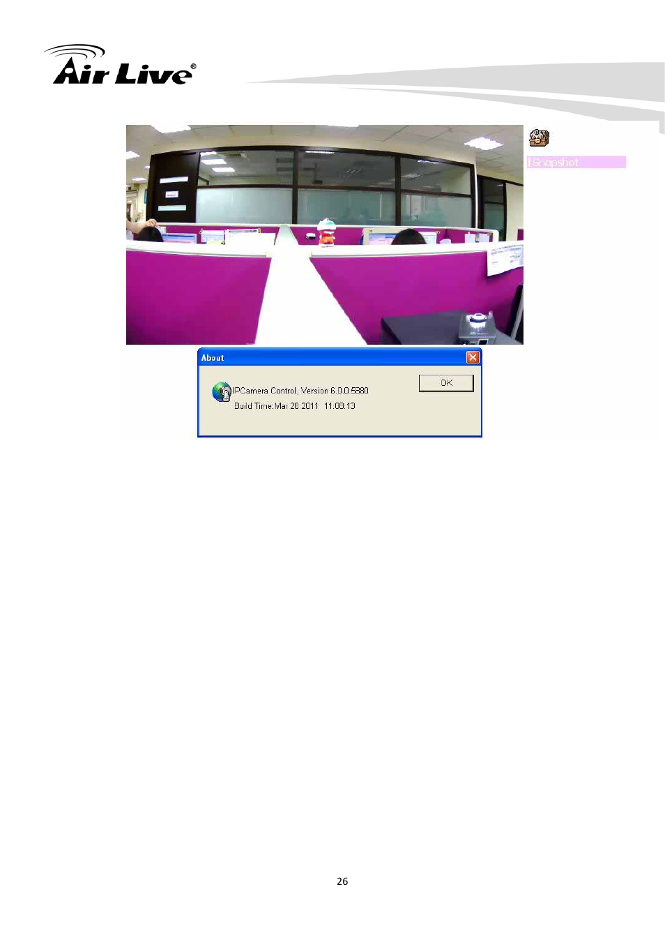 Monitor the image section, 1 monitor the image section, 2 configure via web ui | AirLive WN-200HD User Manual | Page 31 / 103