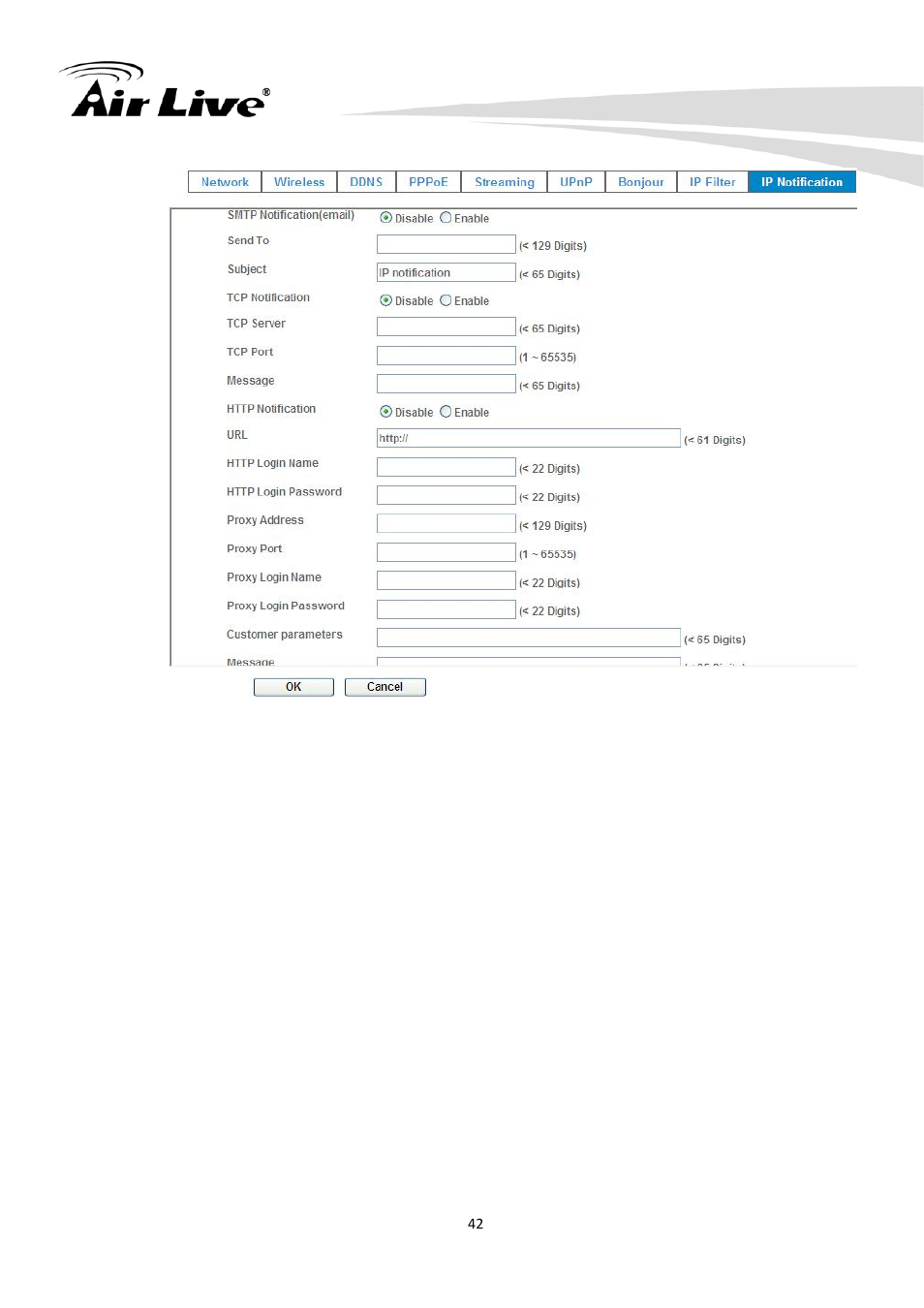 3 camera – adjust camera parameters | AirLive WN-200HD User Manual | Page 47 / 103