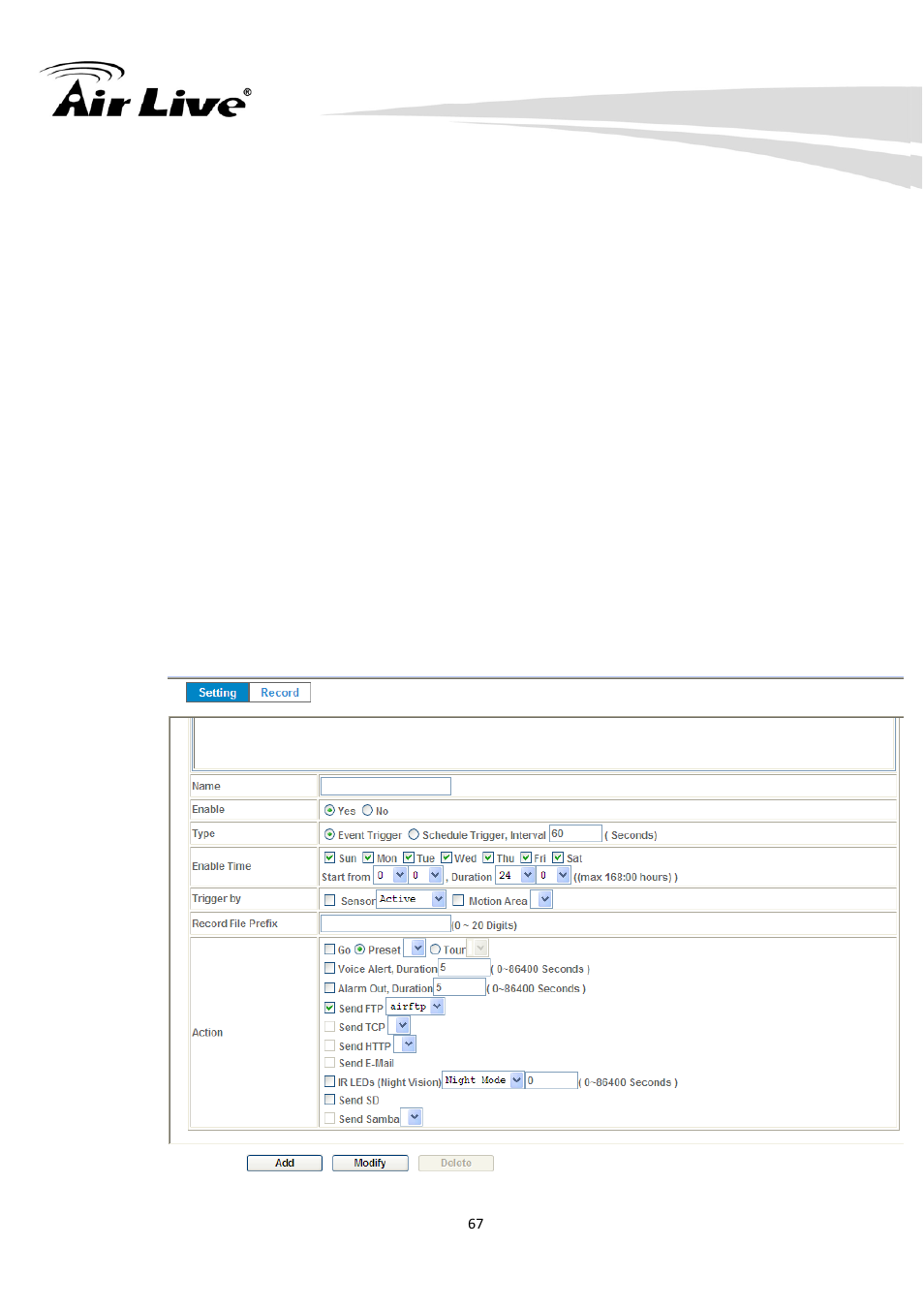 AirLive WN-200HD User Manual | Page 72 / 103