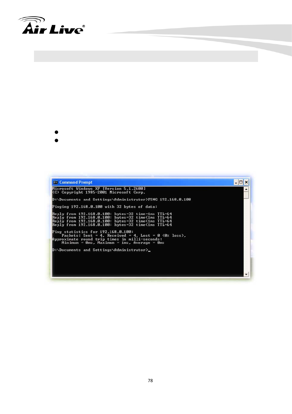 3 bandwidth estimation, 2 ping | AirLive WN-200HD User Manual | Page 83 / 103