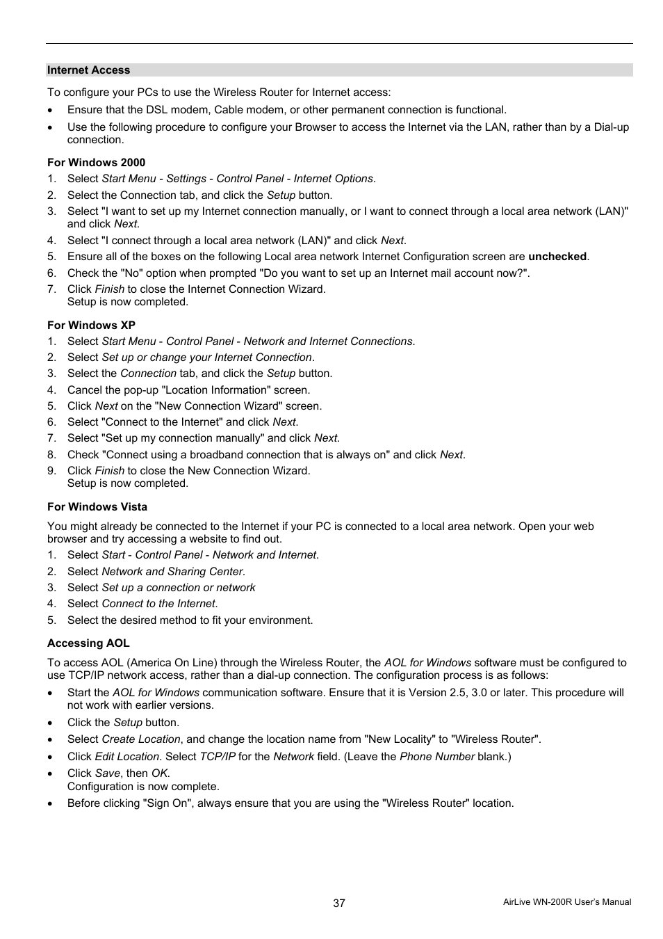 AirLive WN-200R User Manual | Page 41 / 95