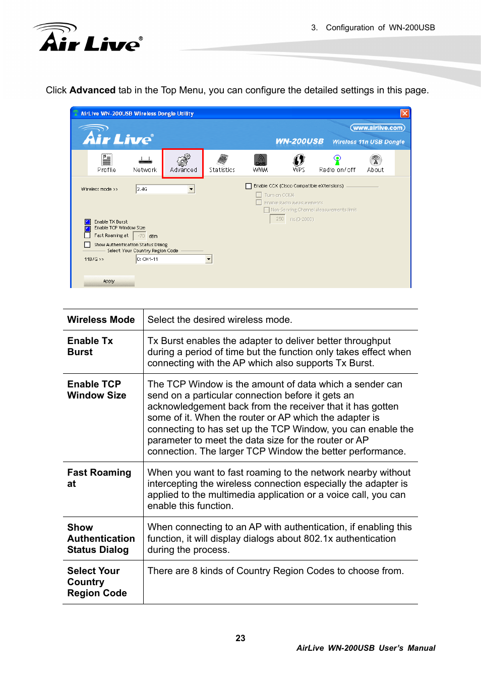 AirLive WN-200USB User Manual | Page 26 / 56