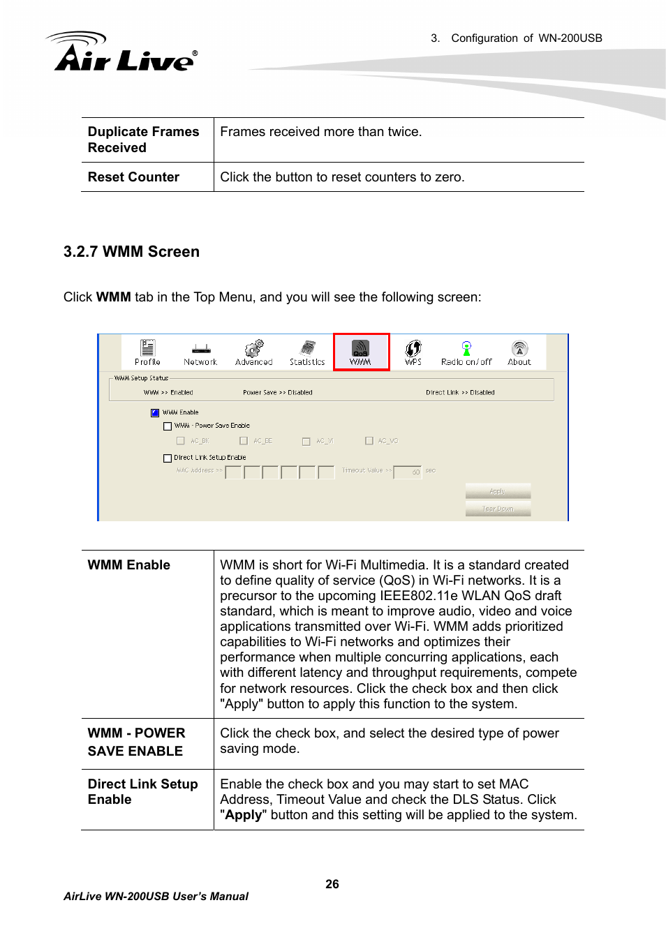 7 wmm screen | AirLive WN-200USB User Manual | Page 29 / 56