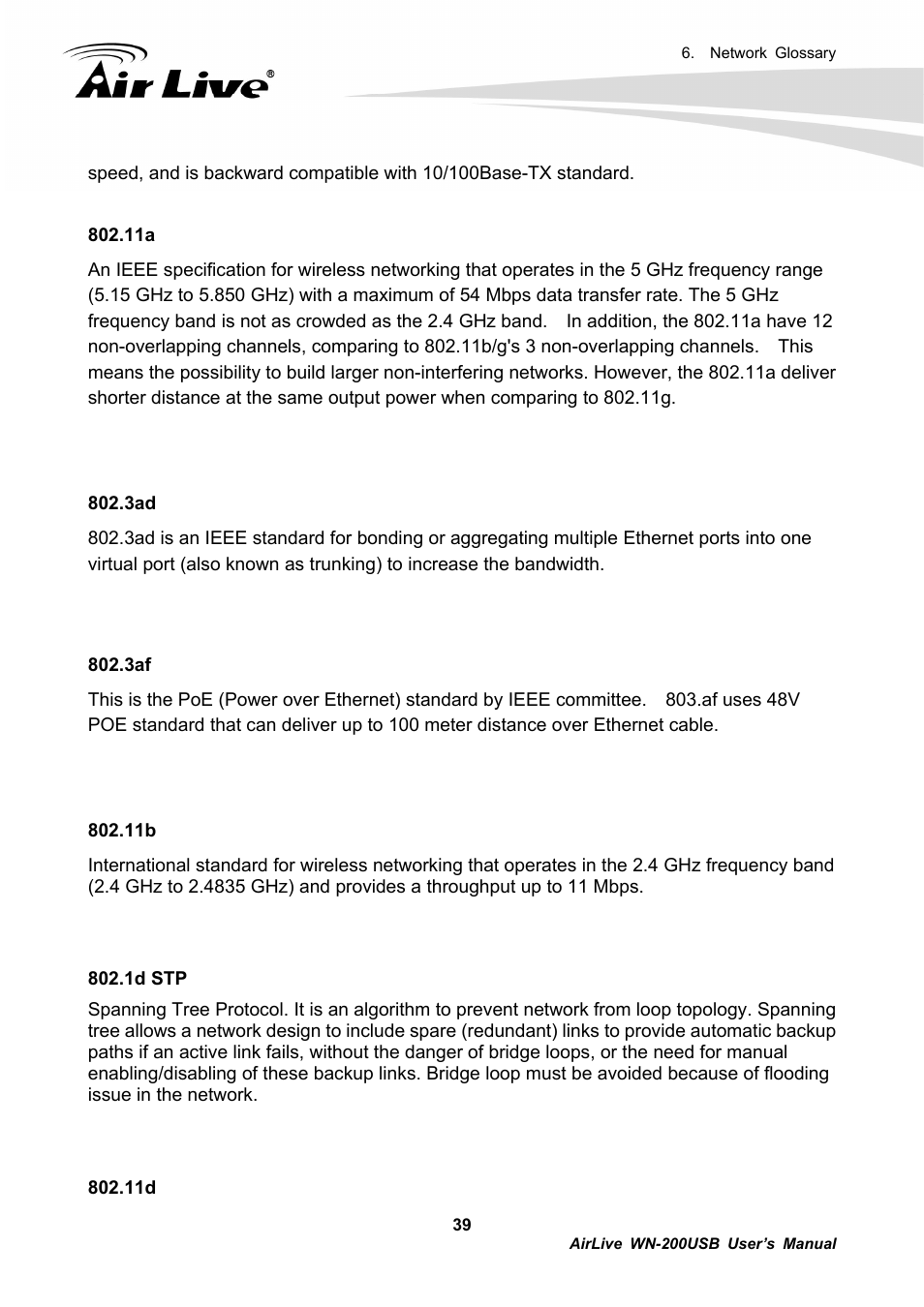 AirLive WN-200USB User Manual | Page 42 / 56