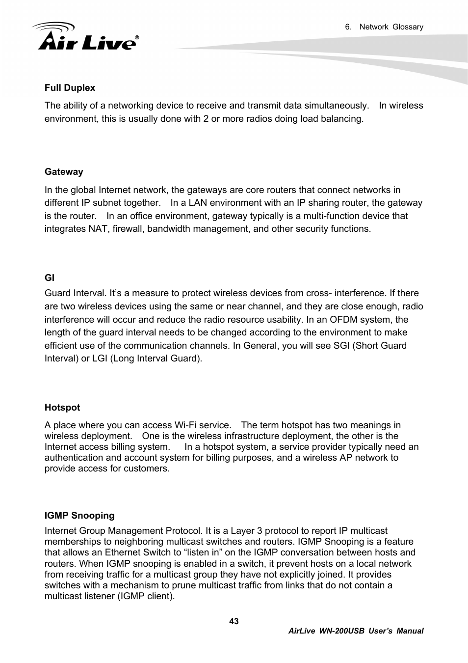AirLive WN-200USB User Manual | Page 46 / 56
