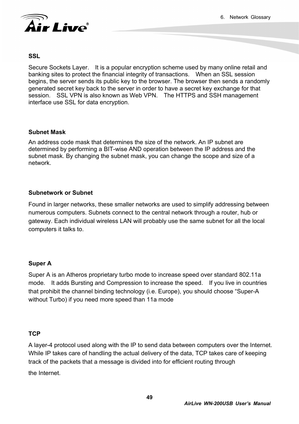 AirLive WN-200USB User Manual | Page 52 / 56