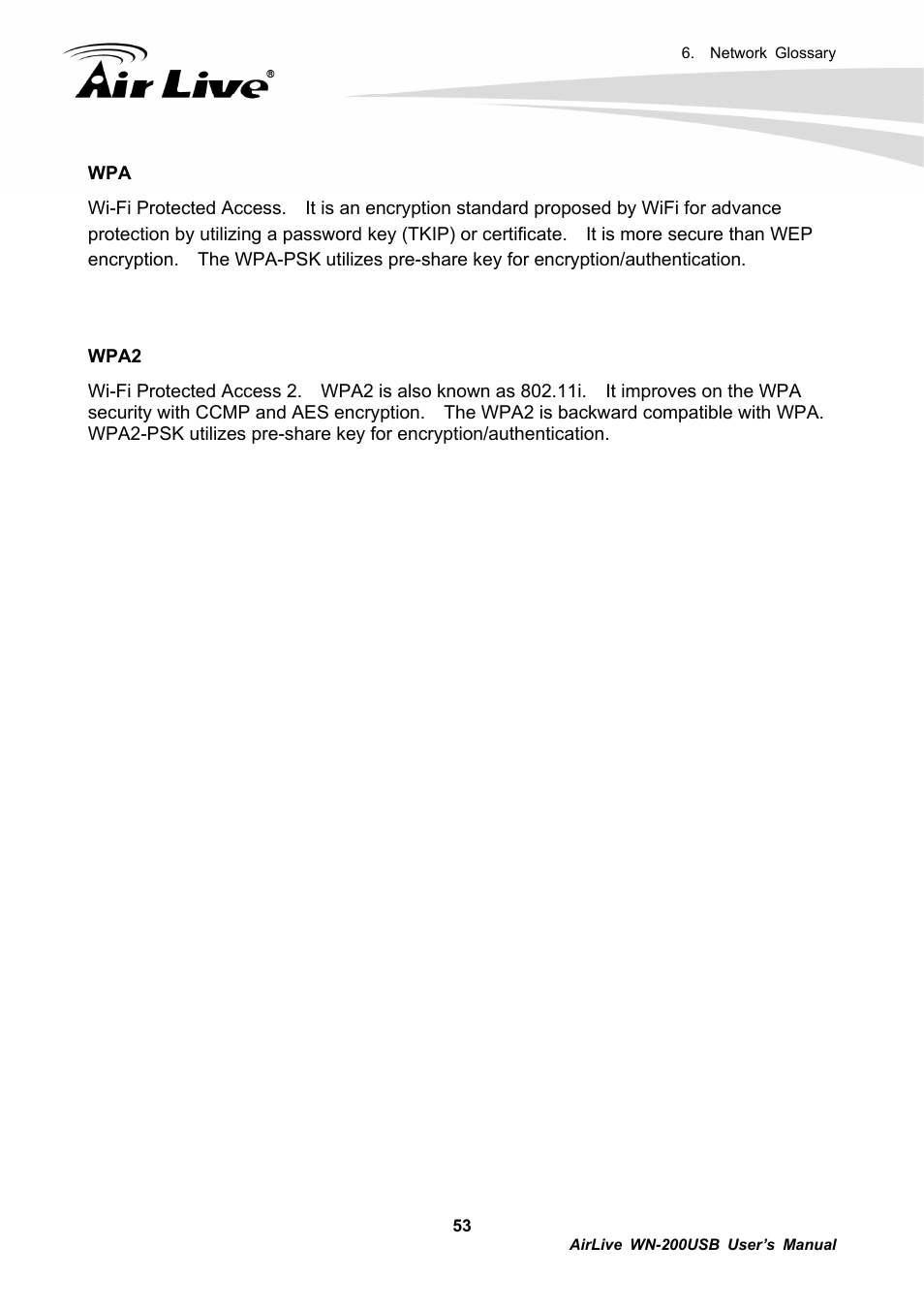 AirLive WN-200USB User Manual | Page 56 / 56