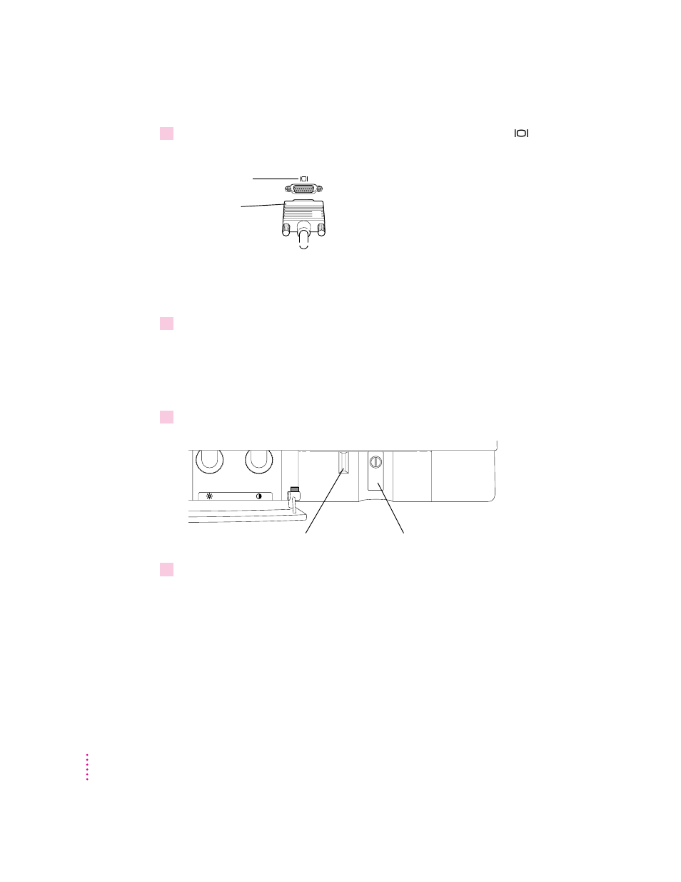 Turning the display on | Apple Multiple Scan 1705 Display (17-inch CRT) User Manual | Page 18 / 59