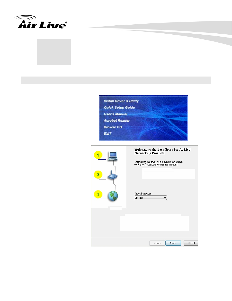 Getting started, 1 easy setup by windows utility, 2 . getting started | AirLive WN-220ARM User Manual | Page 13 / 72