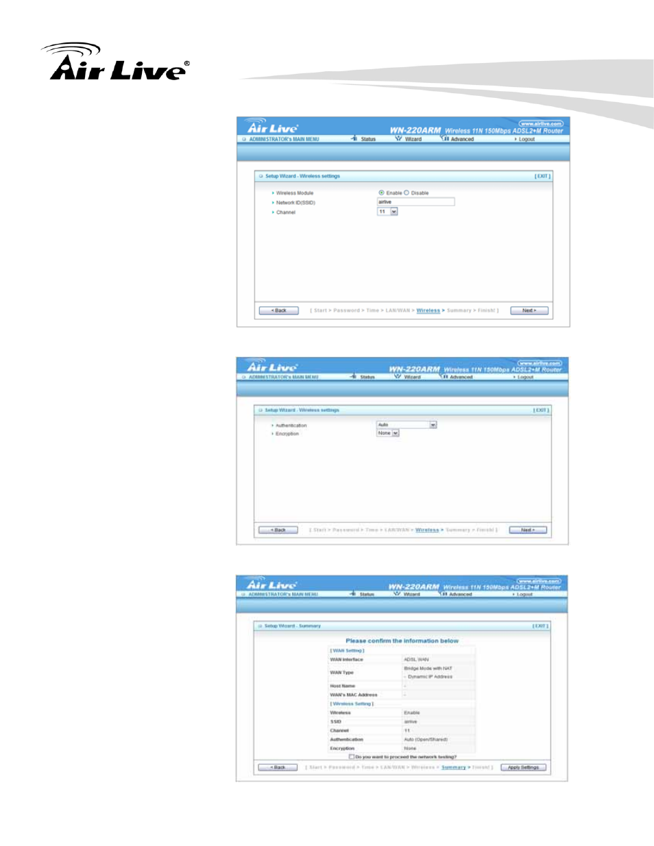 AirLive WN-220ARM User Manual | Page 21 / 72