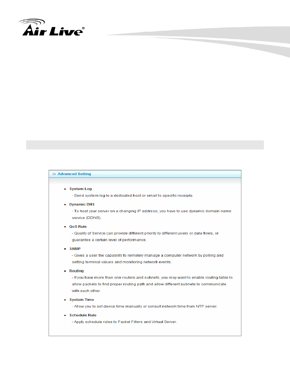 5 advanced setting | AirLive WN-220ARM User Manual | Page 50 / 72