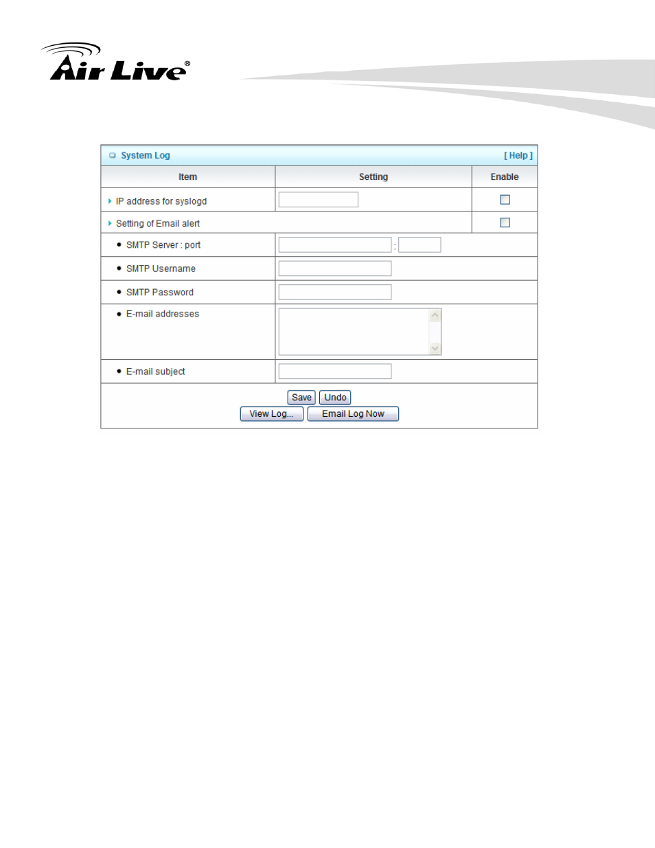 1 system log | AirLive WN-220ARM User Manual | Page 51 / 72