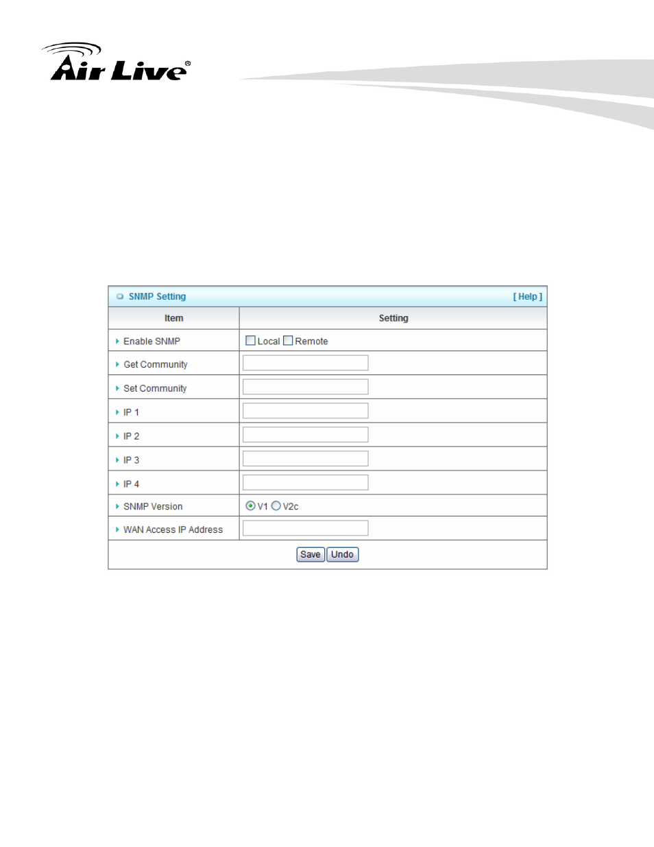 4 snmp | AirLive WN-220ARM User Manual | Page 54 / 72