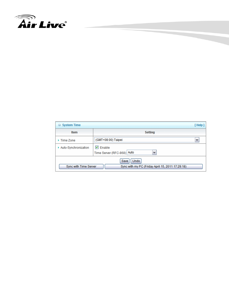 6 system time | AirLive WN-220ARM User Manual | Page 56 / 72