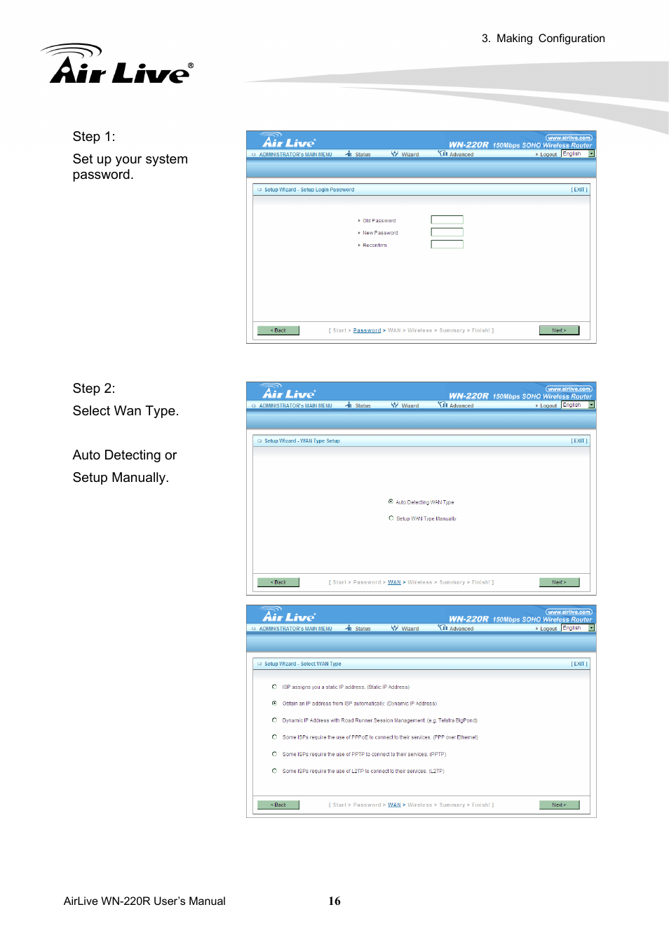 AirLive WN-220R User Manual | Page 20 / 81