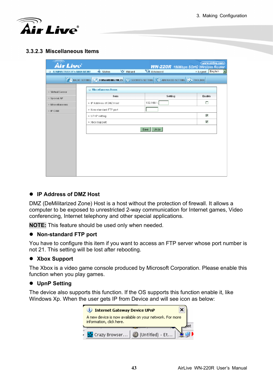 AirLive WN-220R User Manual | Page 47 / 81