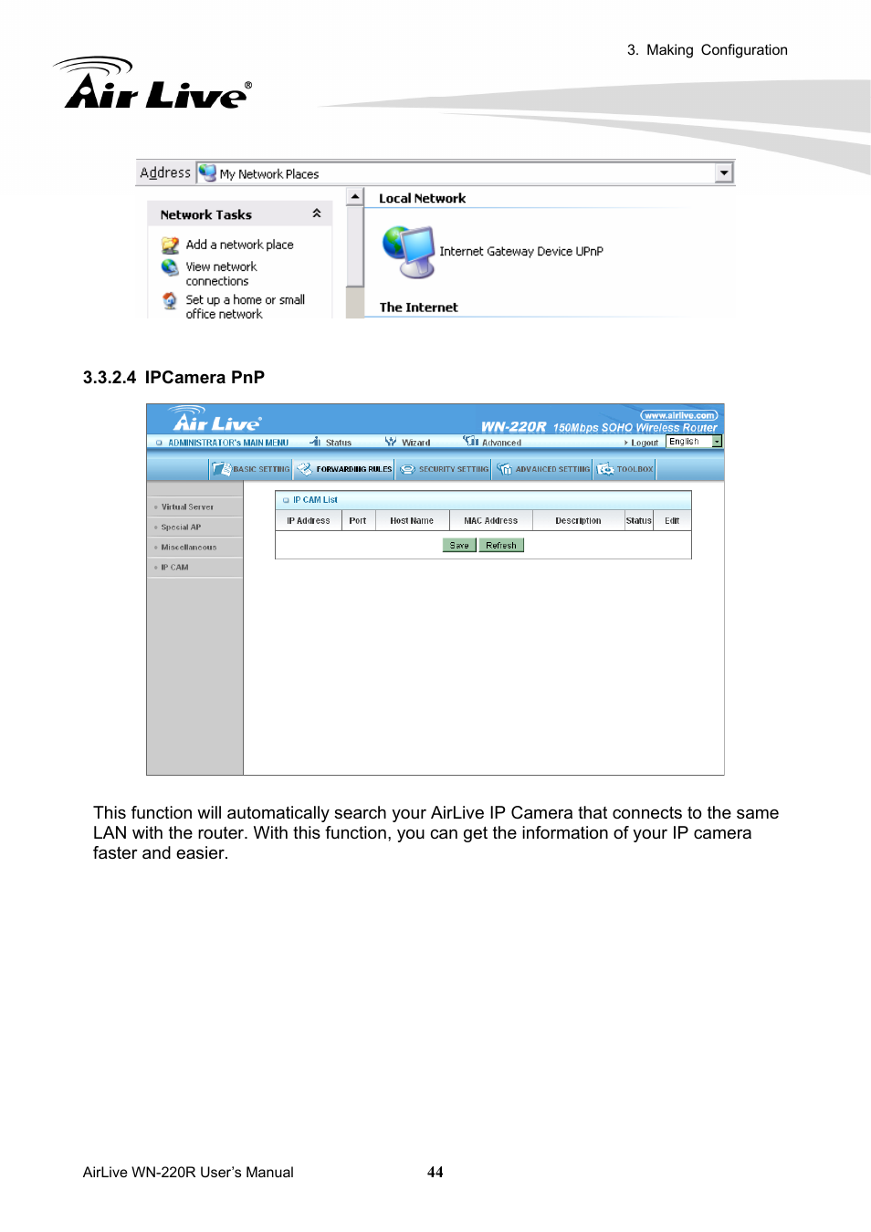 AirLive WN-220R User Manual | Page 48 / 81