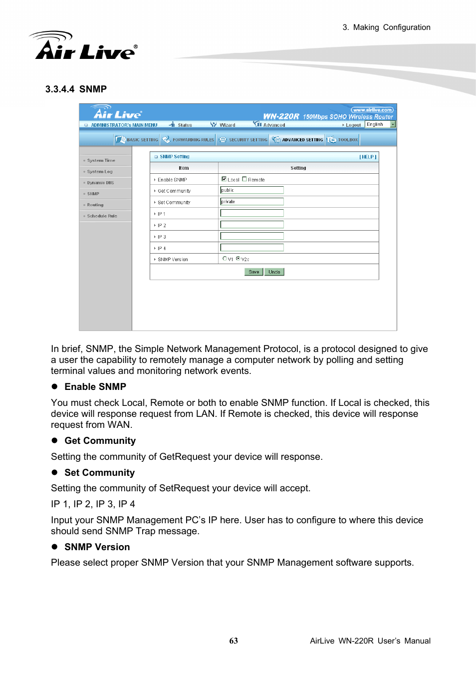 AirLive WN-220R User Manual | Page 67 / 81