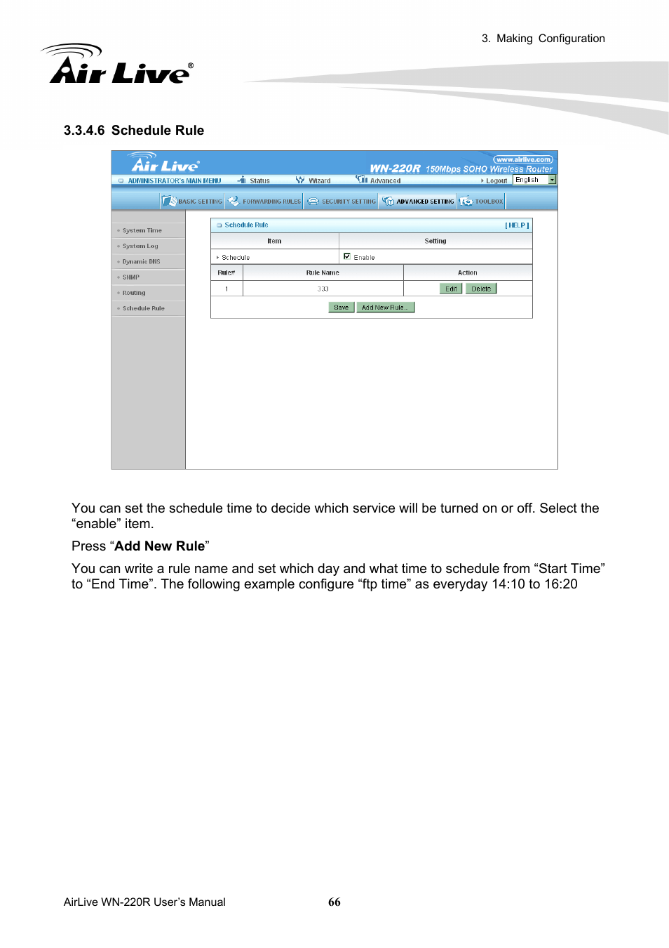AirLive WN-220R User Manual | Page 70 / 81