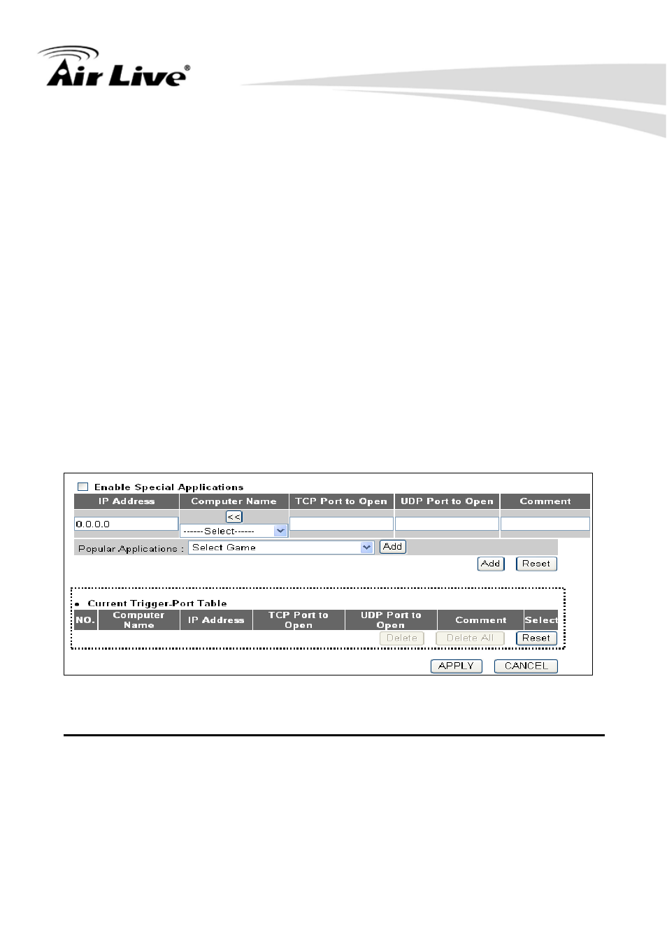 2-4 port mapping for special applications | AirLive WN-250R User Manual | Page 118 / 160