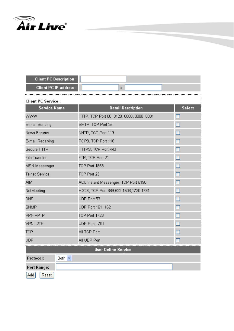AirLive WN-250R User Manual | Page 129 / 160