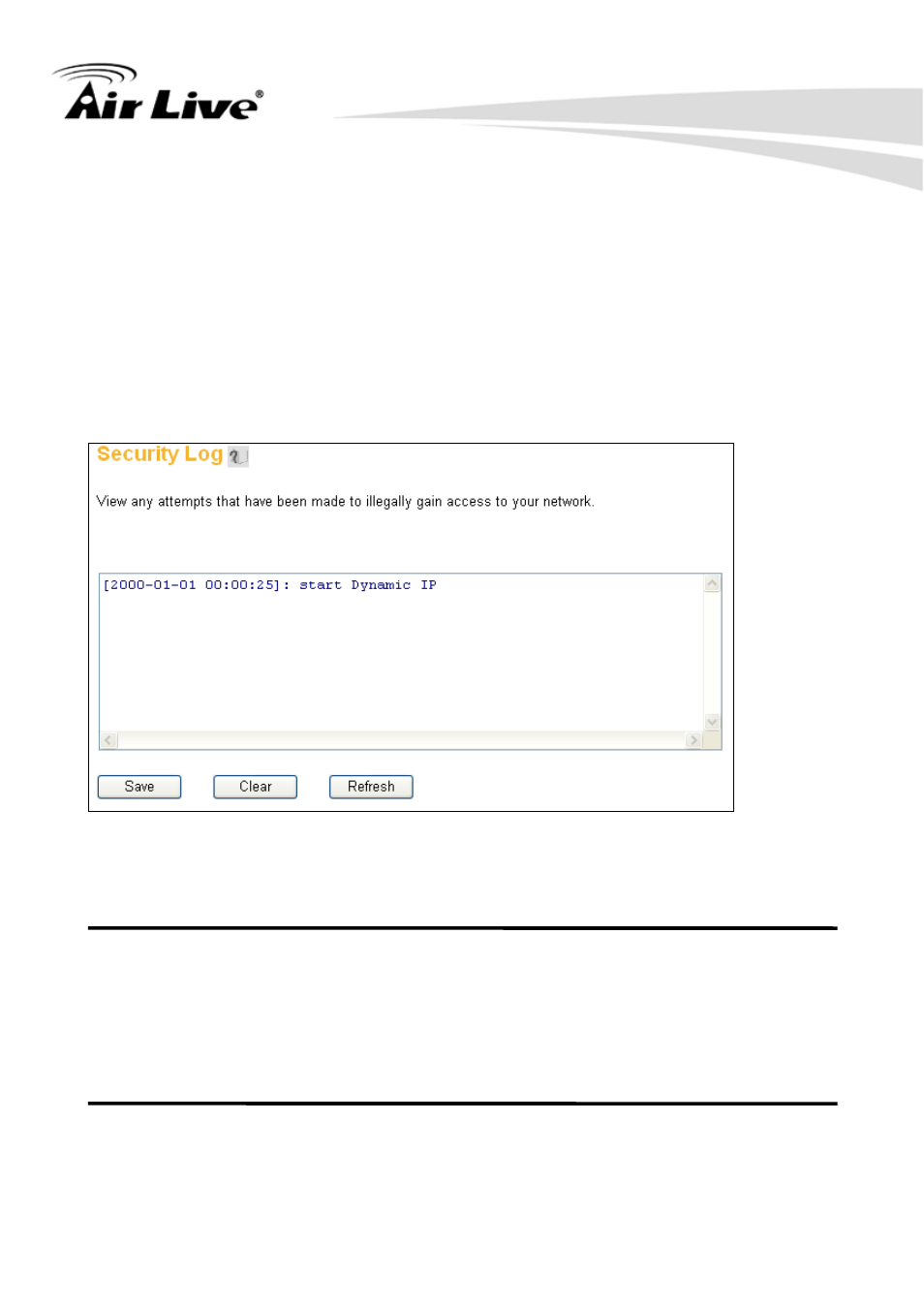 4-5 security log | AirLive WN-250R User Manual | Page 144 / 160