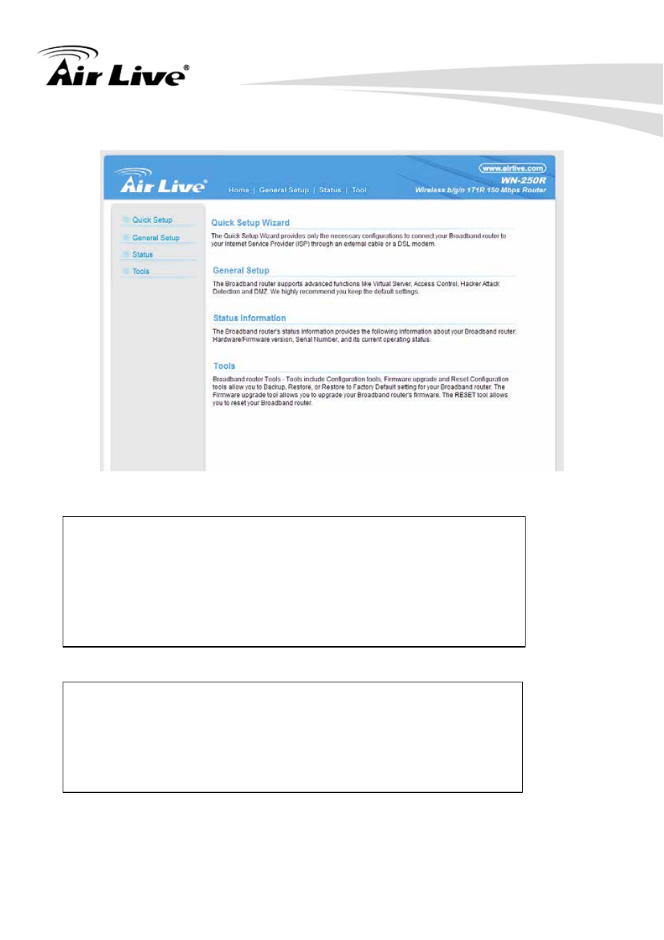 AirLive WN-250R User Manual | Page 30 / 160