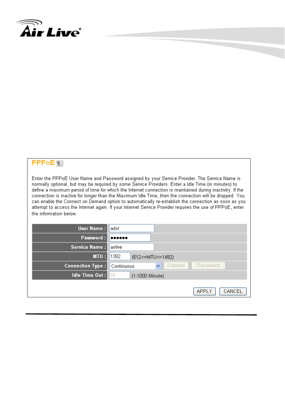 5-3 setup procedure for ‘pppoe | AirLive WN-250R User Manual | Page 57 / 160
