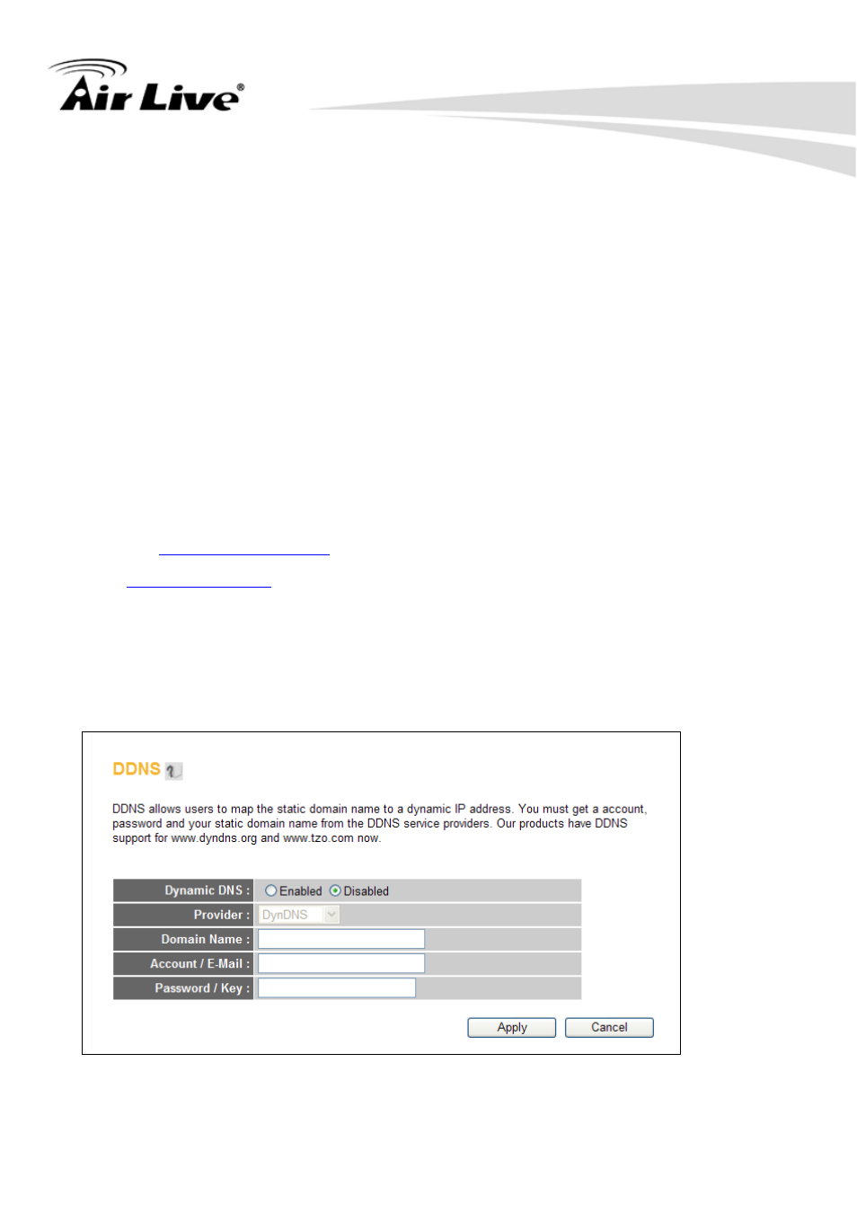 5-8 setup procedure for ‘ddns | AirLive WN-250R User Manual | Page 67 / 160