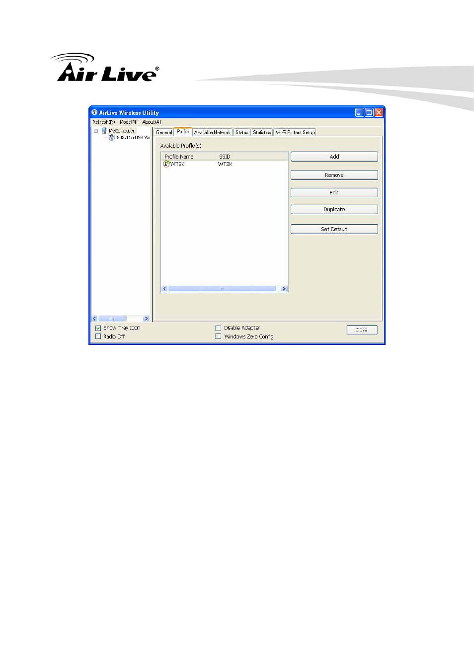 AirLive WN-250USB User Manual | Page 20 / 60