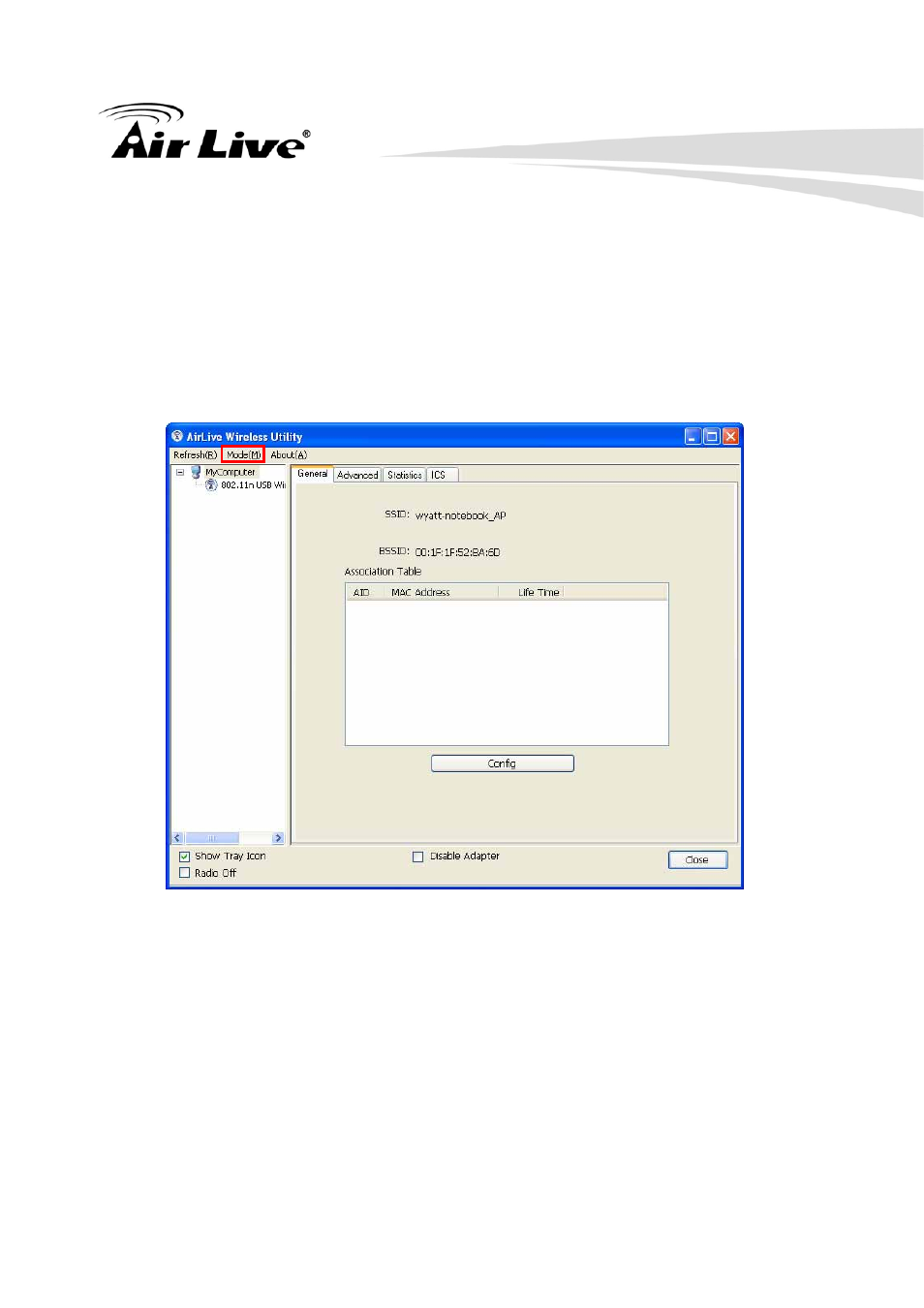 8 software ap, Software ap | AirLive WN-250USB User Manual | Page 34 / 60