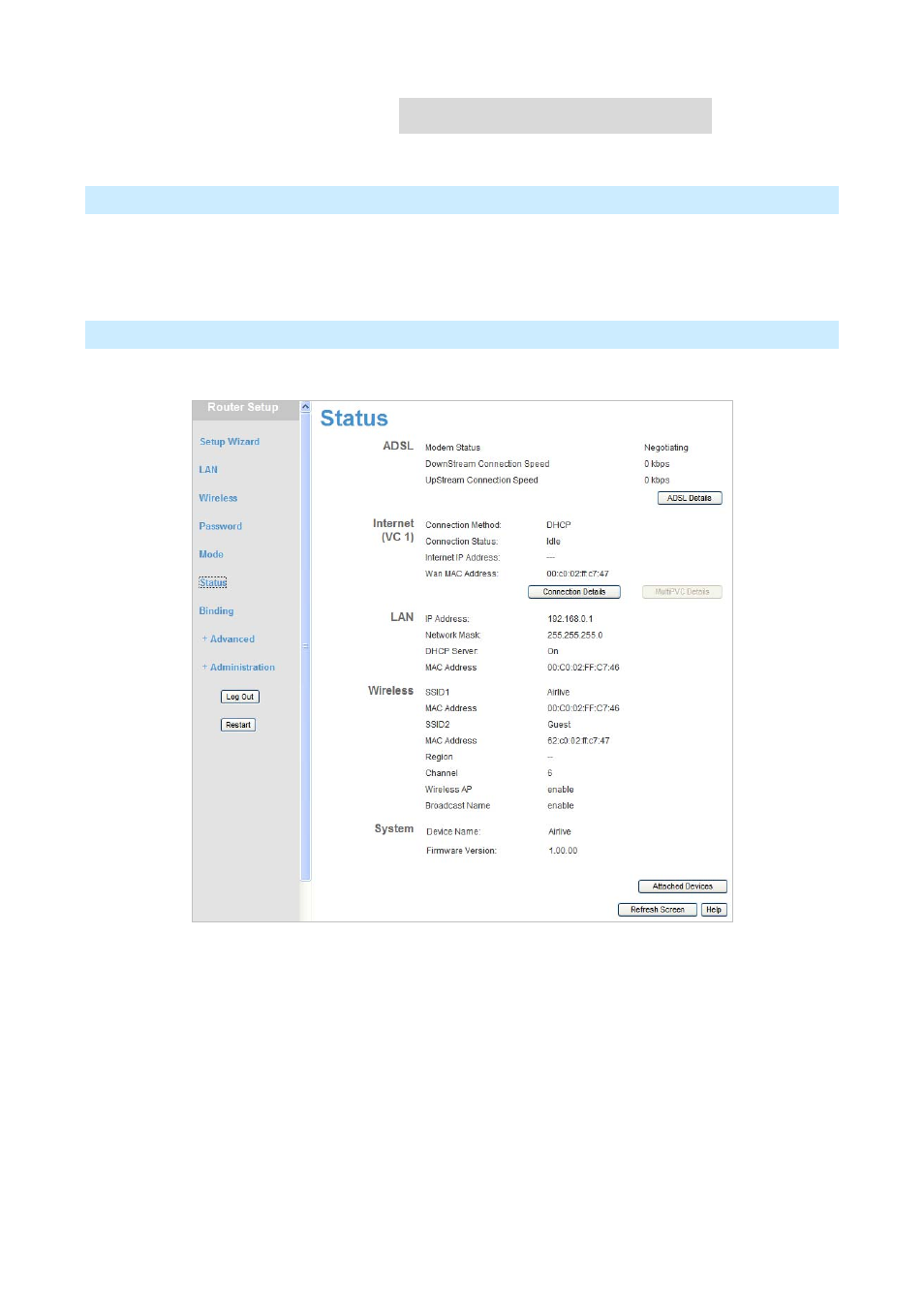 Chapter5. operation and status, Chapter5, Operation and status | AirLive WN-300ARM-VPN User Manual | Page 59 / 131