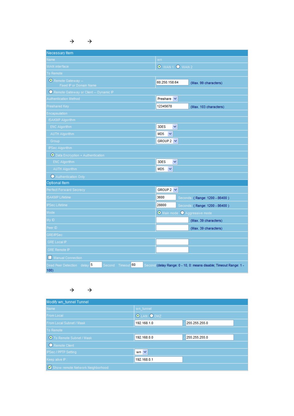 AirLive WN-300ARM-VPN User Manual | Page 94 / 131