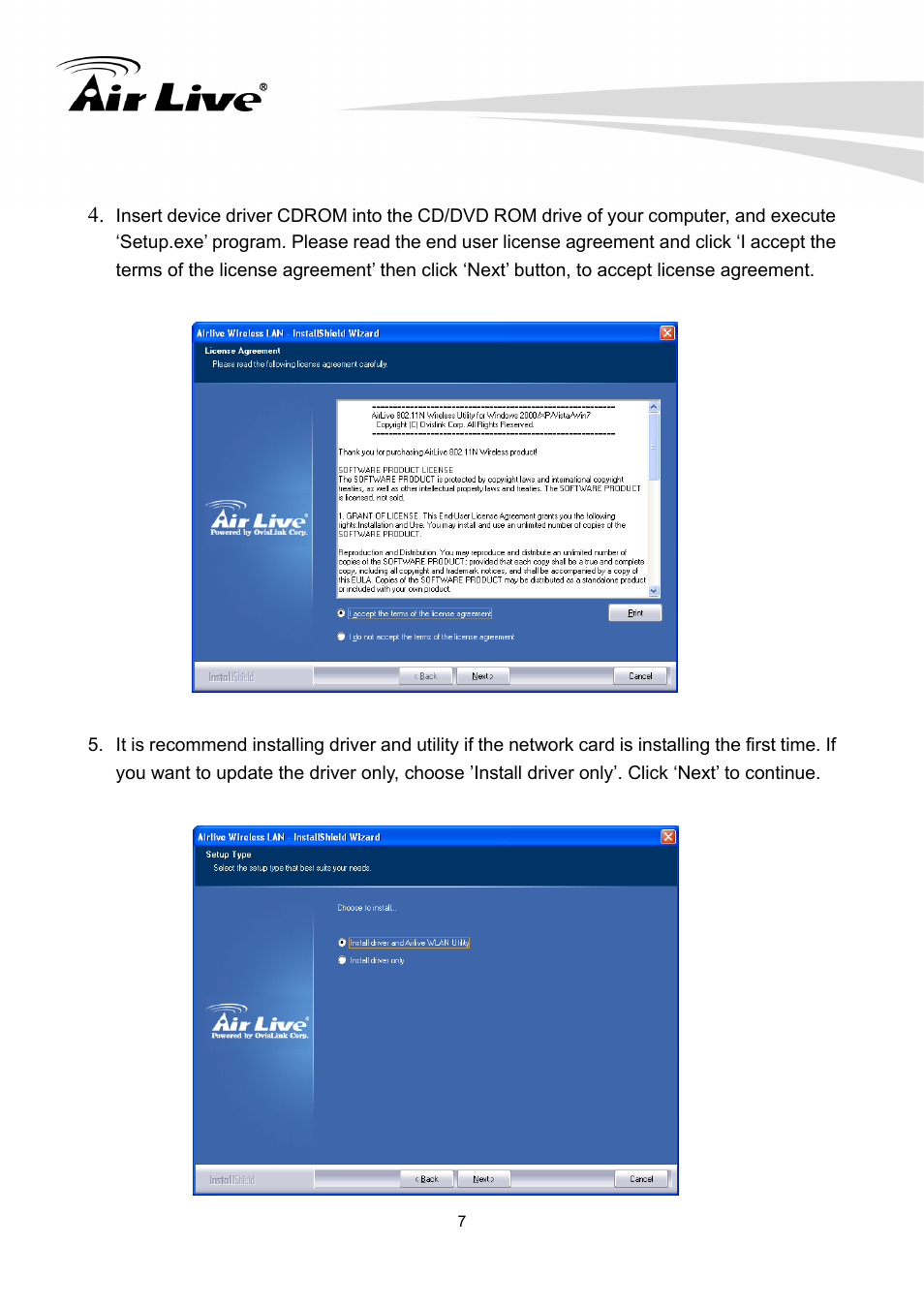 AirLive WN-300PCI User Manual | Page 11 / 70
