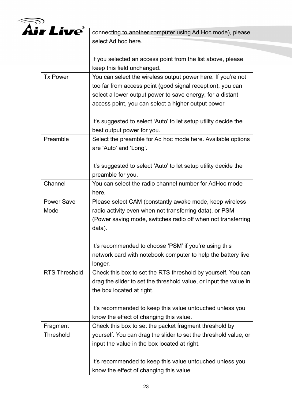 AirLive WN-300PCI User Manual | Page 27 / 70