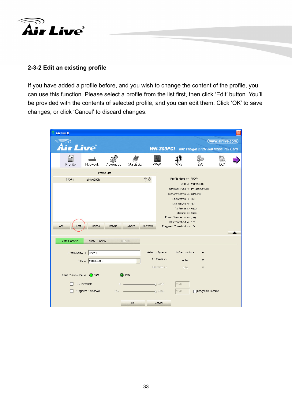 AirLive WN-300PCI User Manual | Page 37 / 70