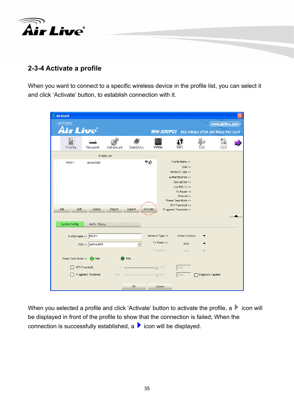 AirLive WN-300PCI User Manual | Page 39 / 70