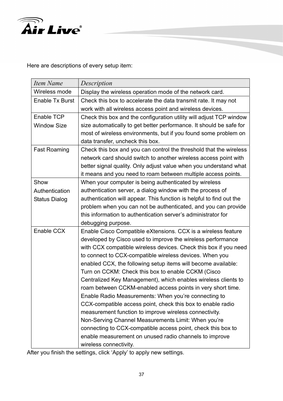 AirLive WN-300PCI User Manual | Page 41 / 70