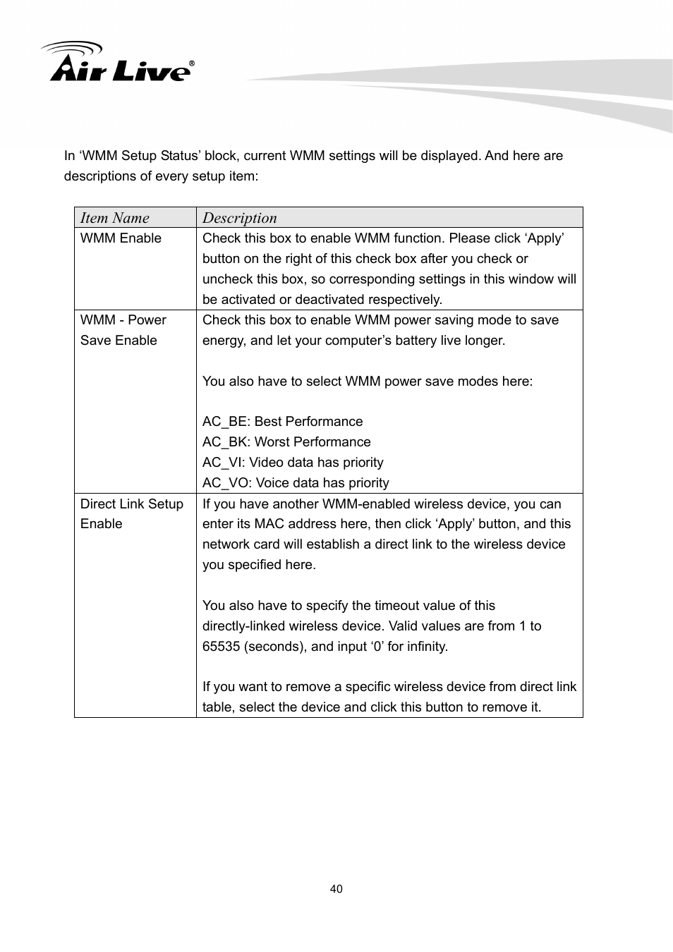 AirLive WN-300PCI User Manual | Page 44 / 70