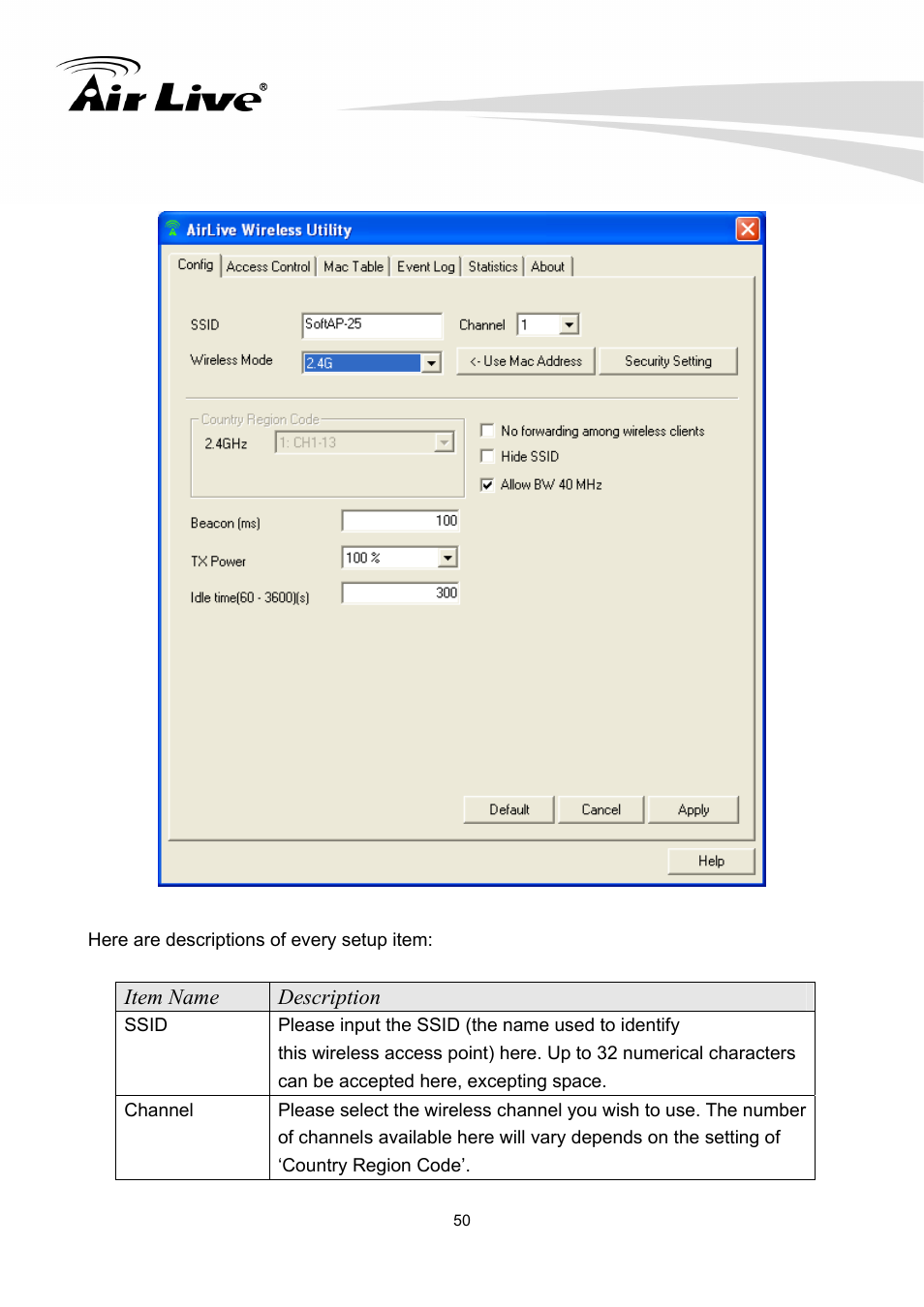AirLive WN-300PCI User Manual | Page 54 / 70