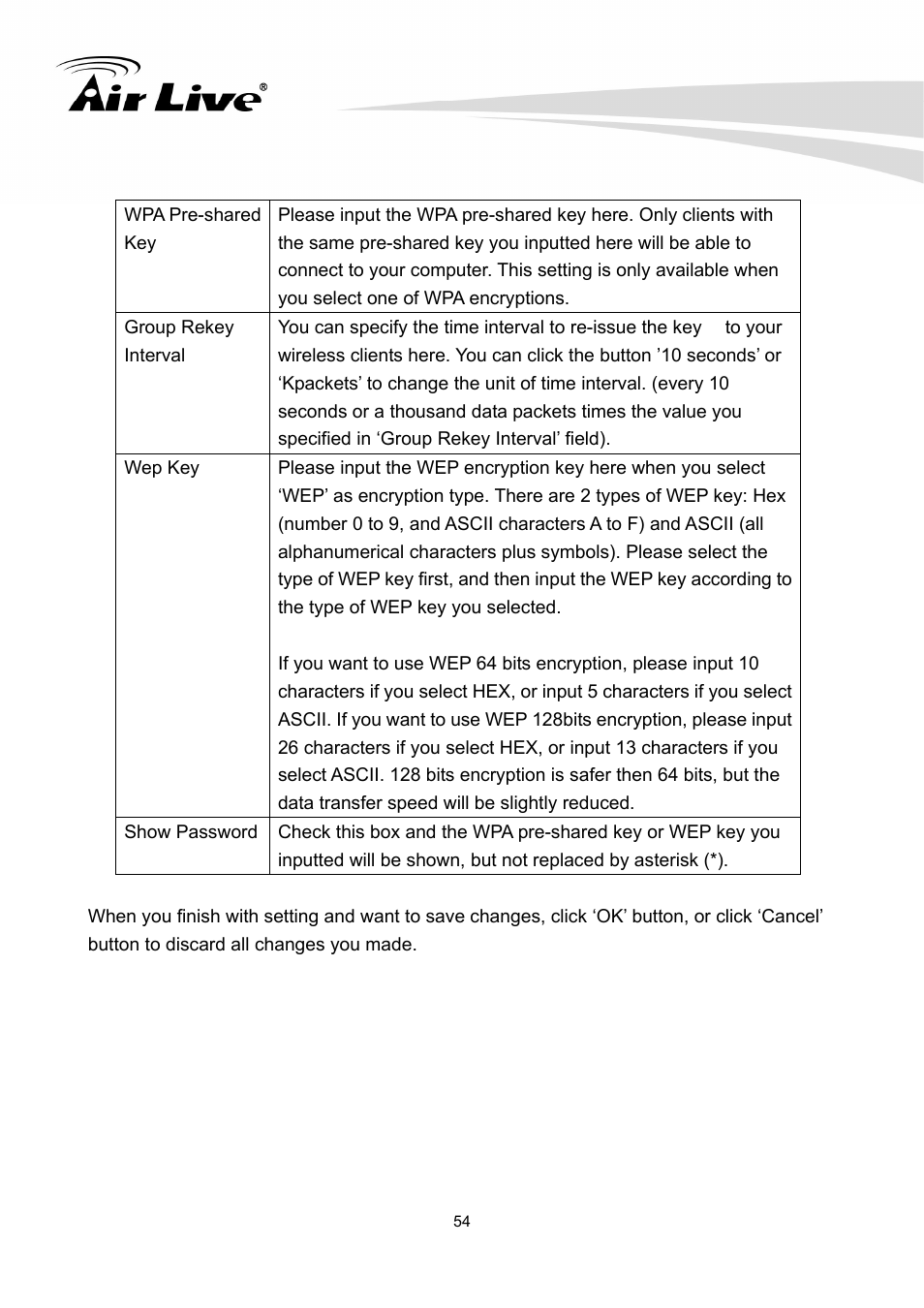 AirLive WN-300PCI User Manual | Page 58 / 70