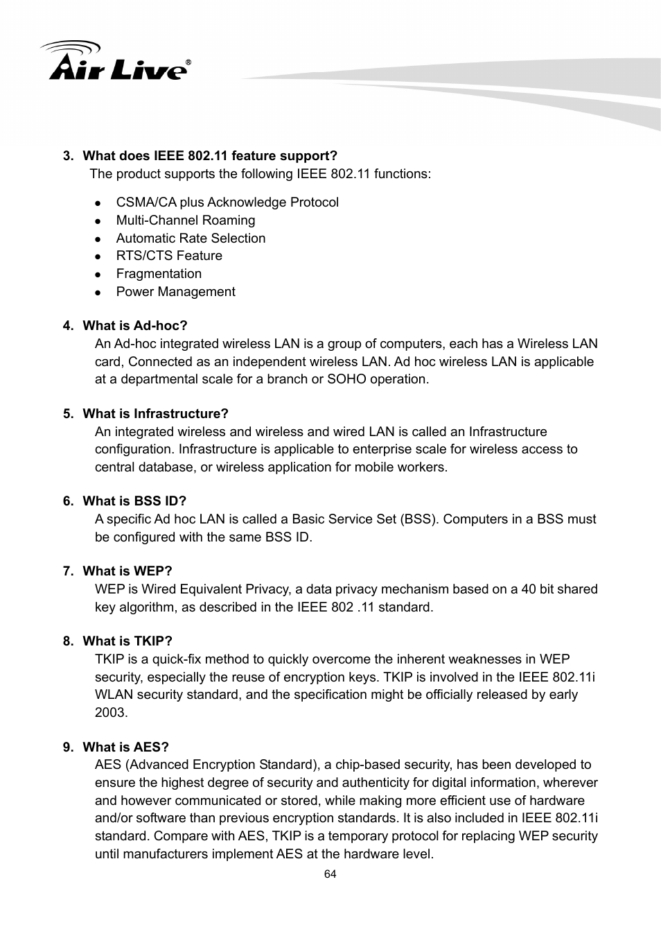 AirLive WN-300PCI User Manual | Page 68 / 70