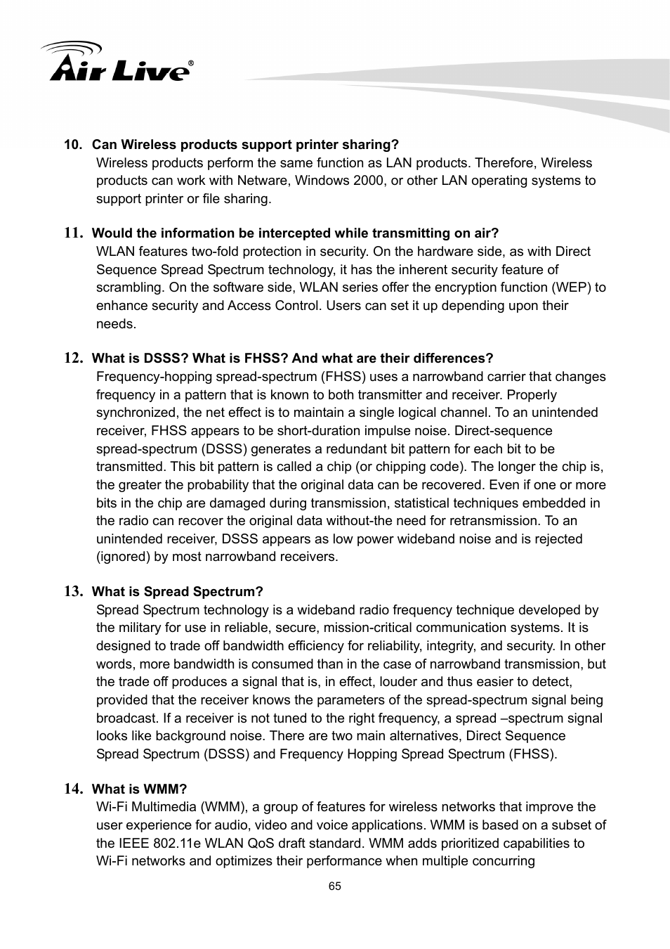 AirLive WN-300PCI User Manual | Page 69 / 70