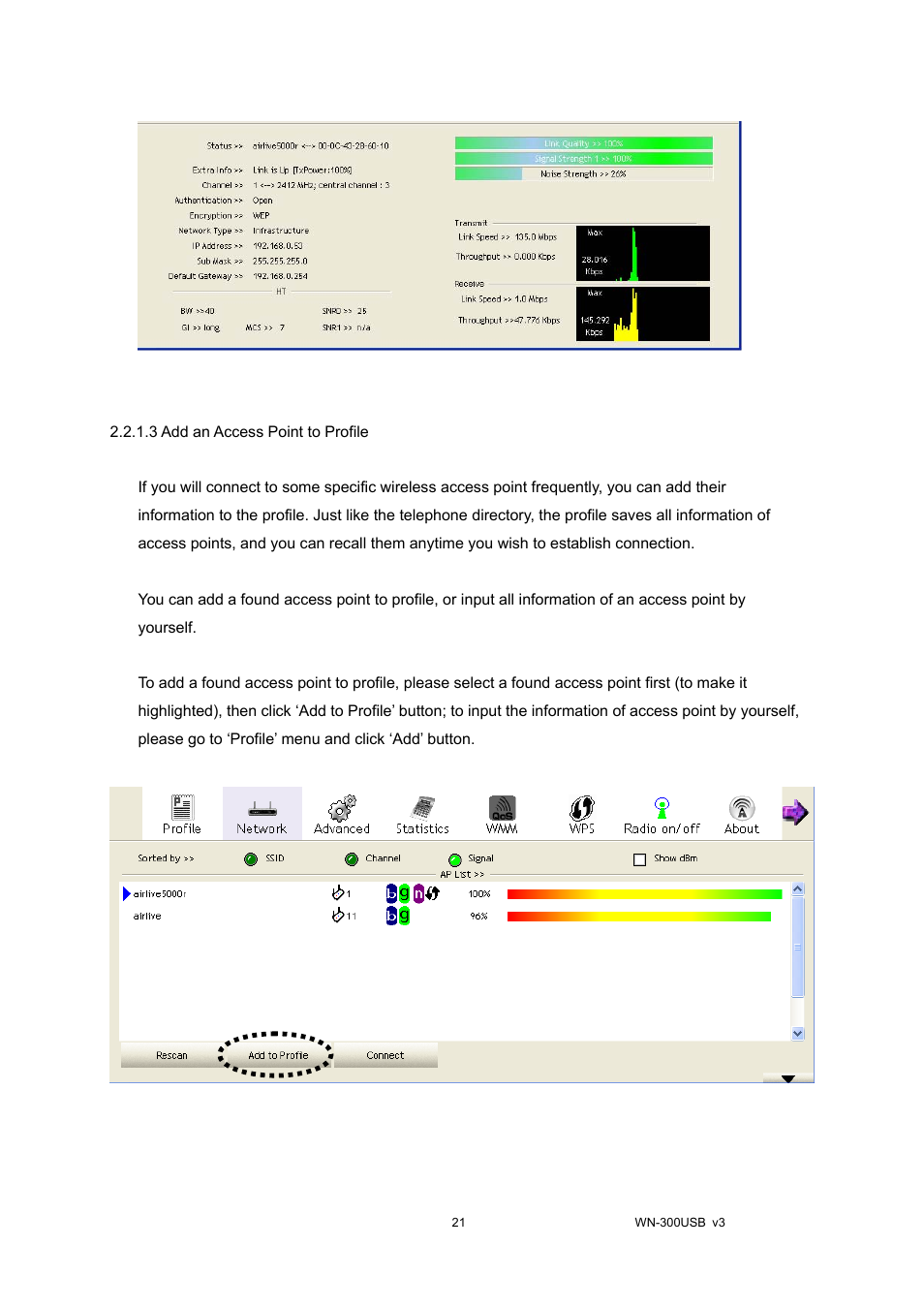AirLive WN-300USB User Manual | Page 28 / 63