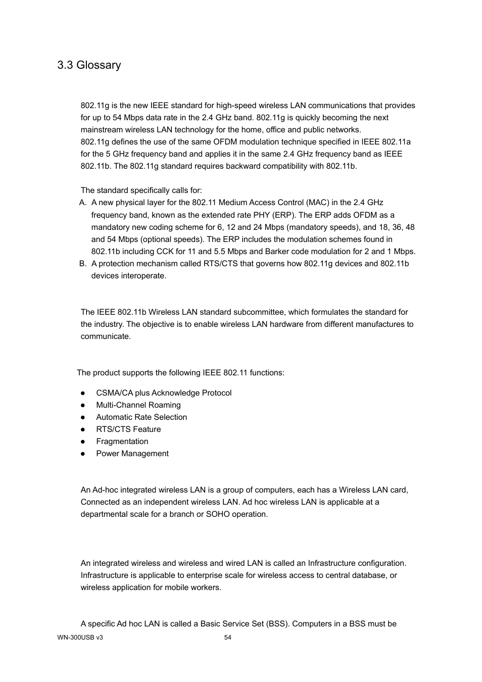 3 glossary | AirLive WN-300USB User Manual | Page 61 / 63