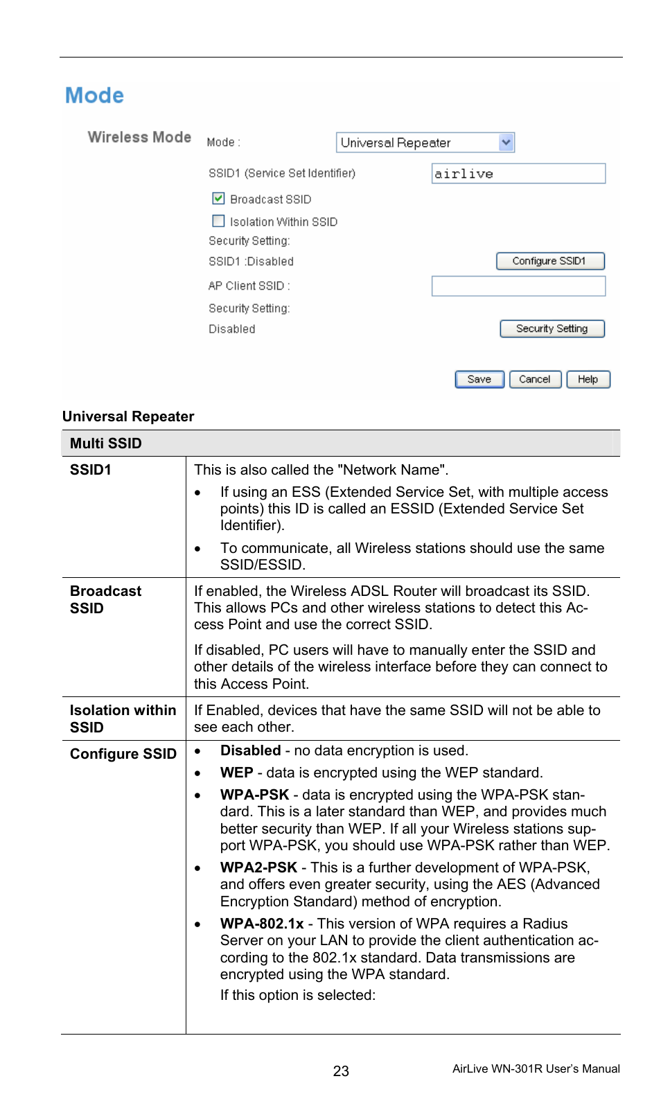 AirLive WN-301R User Manual | Page 29 / 110