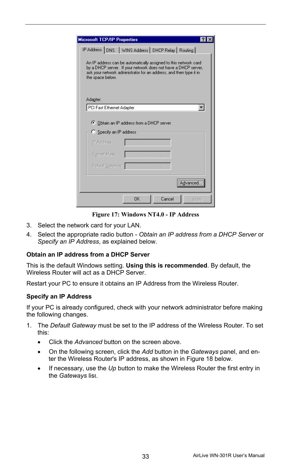 AirLive WN-301R User Manual | Page 39 / 110