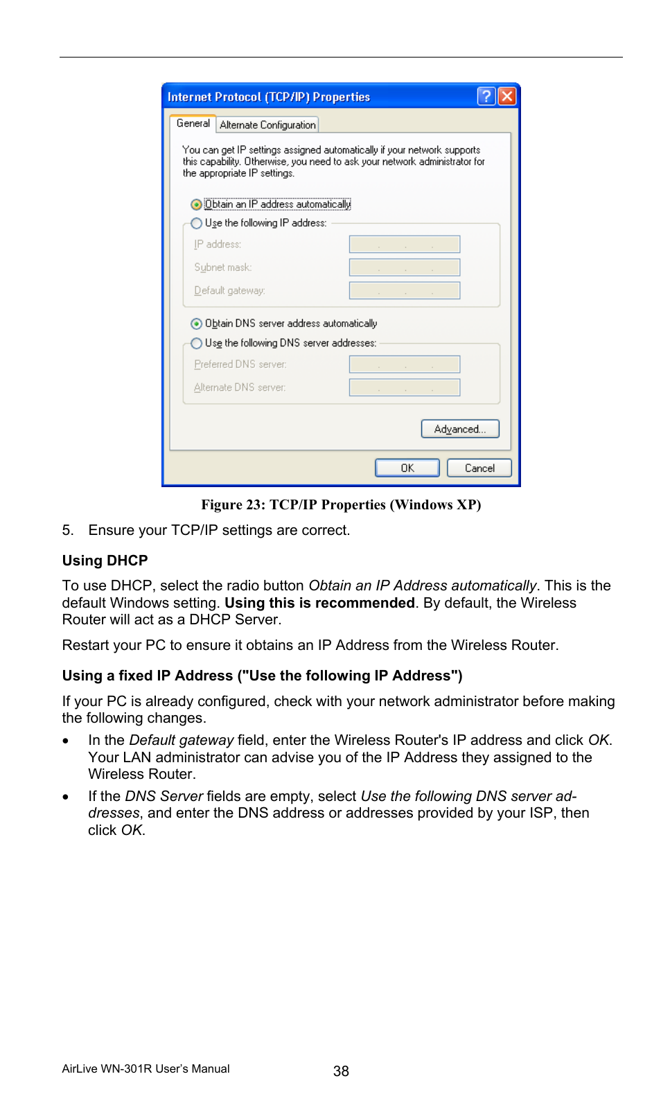 AirLive WN-301R User Manual | Page 44 / 110